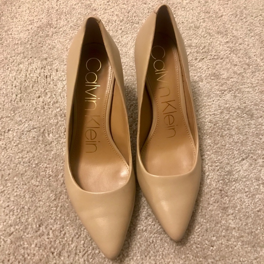 Calvin Klein Nude Heels
